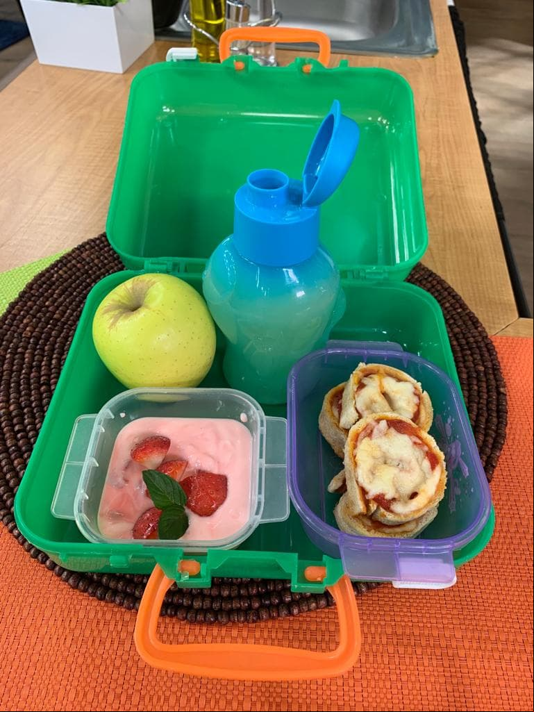 Lunch para el regreso a clases 1: Rollos de jamón y queso