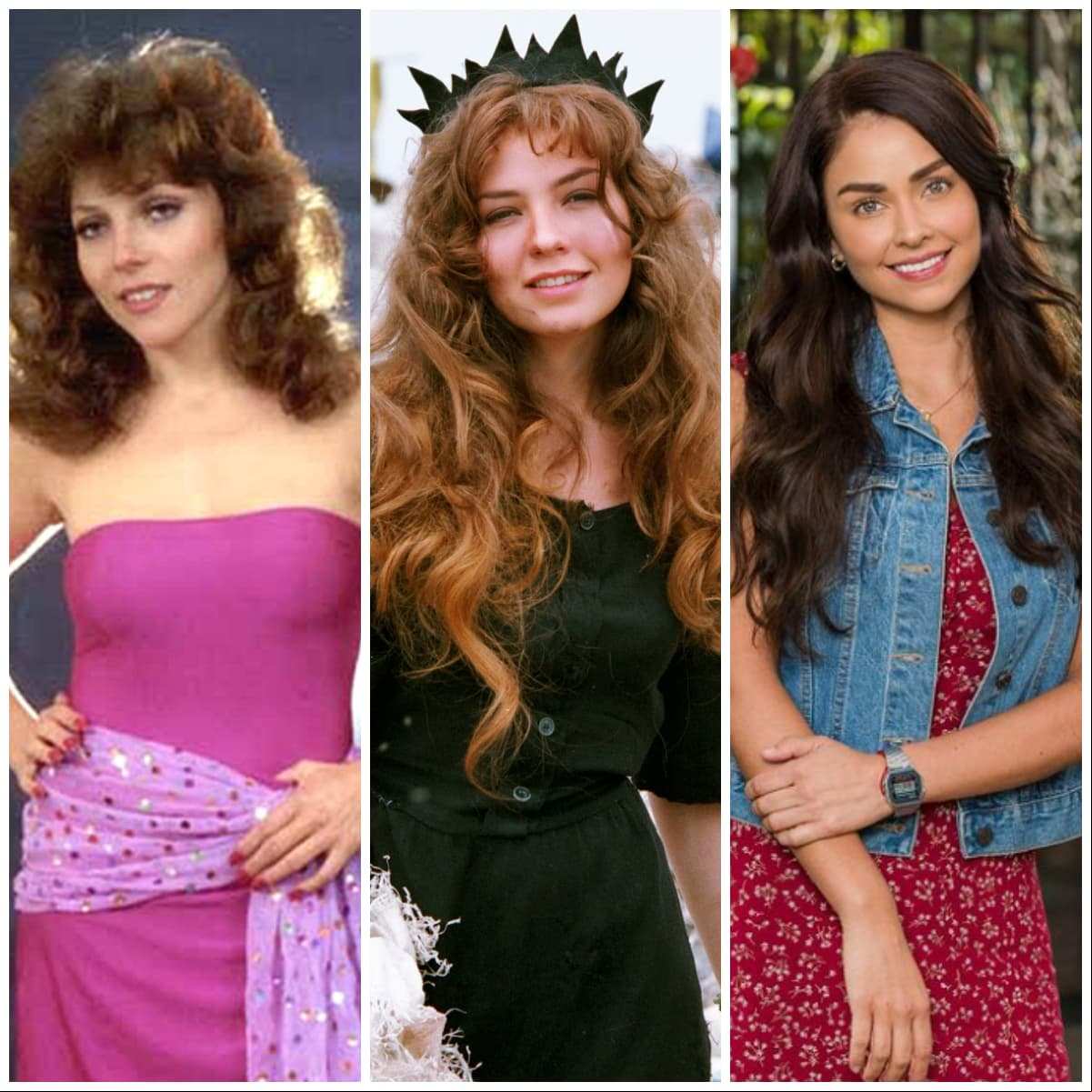 Verónica Castro, Thalía y Claudia Martín