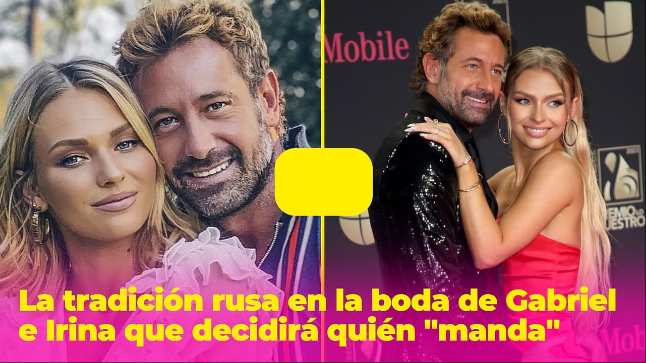 La tradición rusa en la boda de Gabriel Soto e Irina Baeva que decidirá quién "manda" en su casa