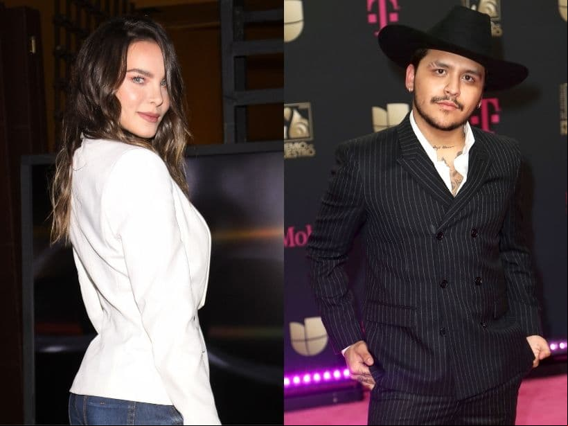 Belinda y Christian Nodal se tatúan por amor: ella se puso las iniciales del cantante y él sus ojos