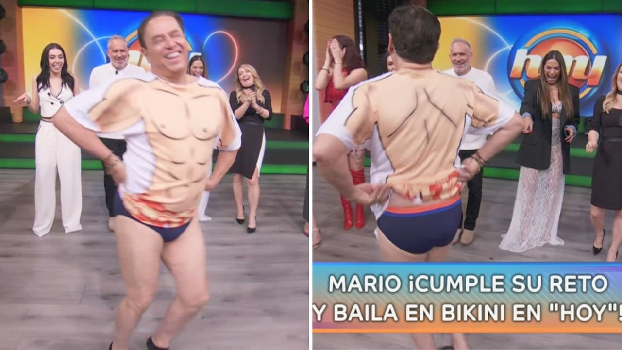 Mario cumple su reto en 'Hoy'