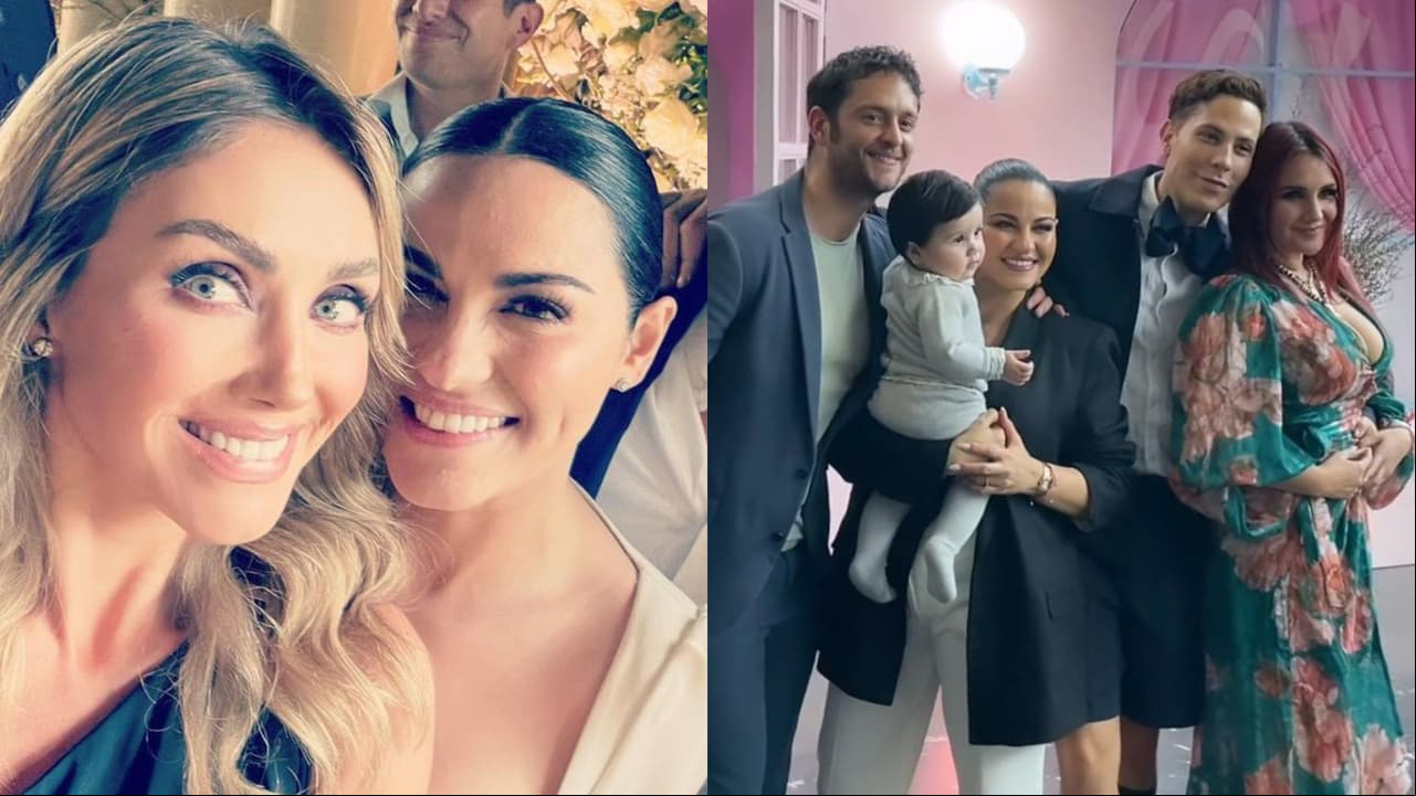 Anahí fue la gran ausente en el bautizo de Lía.