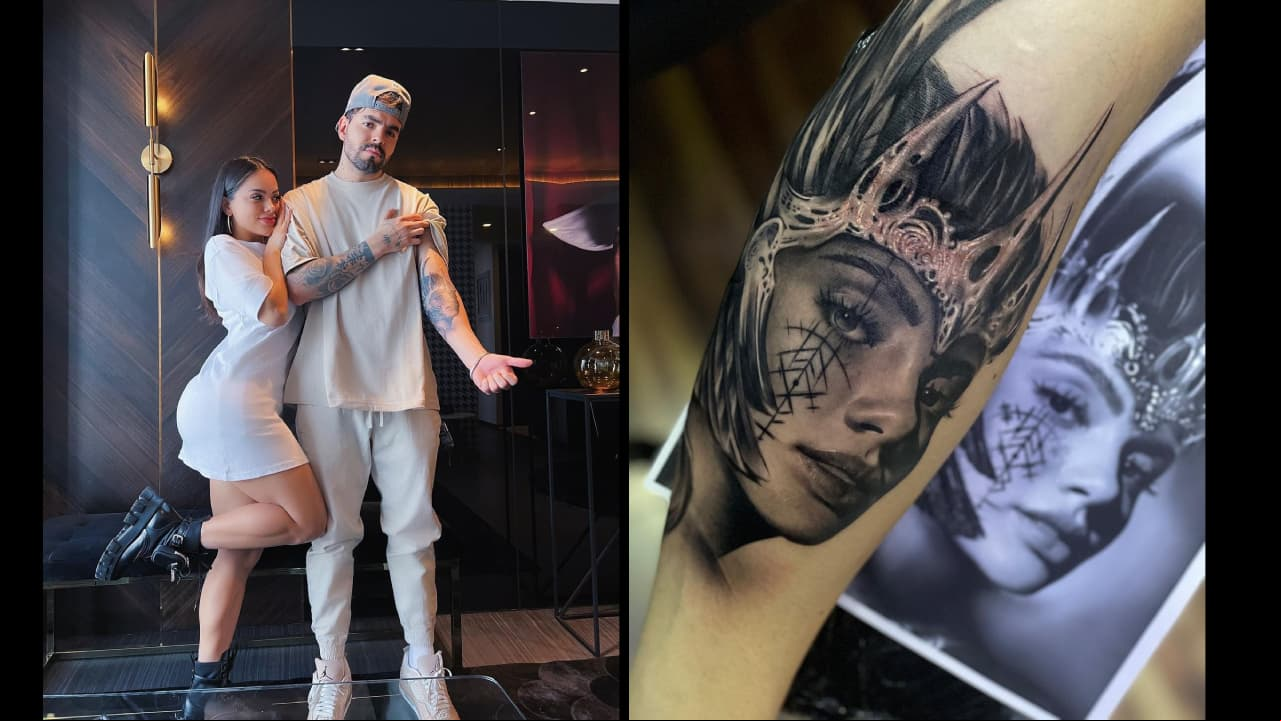 Hermano de Samadhi Zendejas se tatuó su cara en el brazo