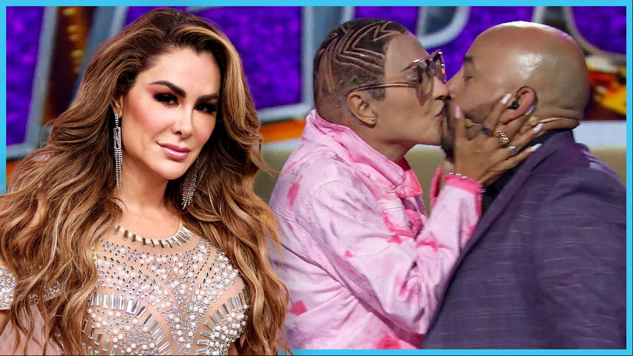 Ninel Conde le pega tremendo beso a Lupillo Rivera en El Retador