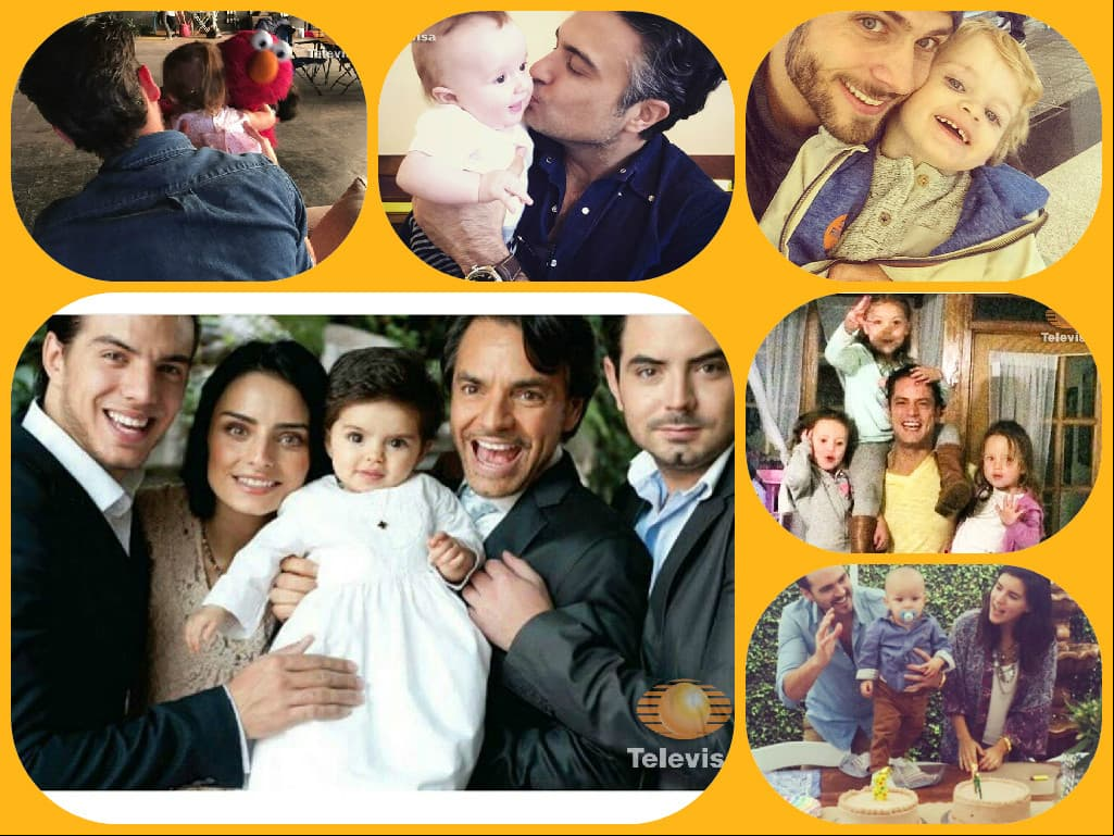 ¡Los momentos más tiernos de los papás famosos con sus hijos en redes sociales!