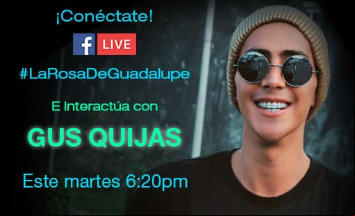 ESTE MARTES: ¡Conéctate al Facebook Live con Gus Quijas, viendo el capítulo del día!