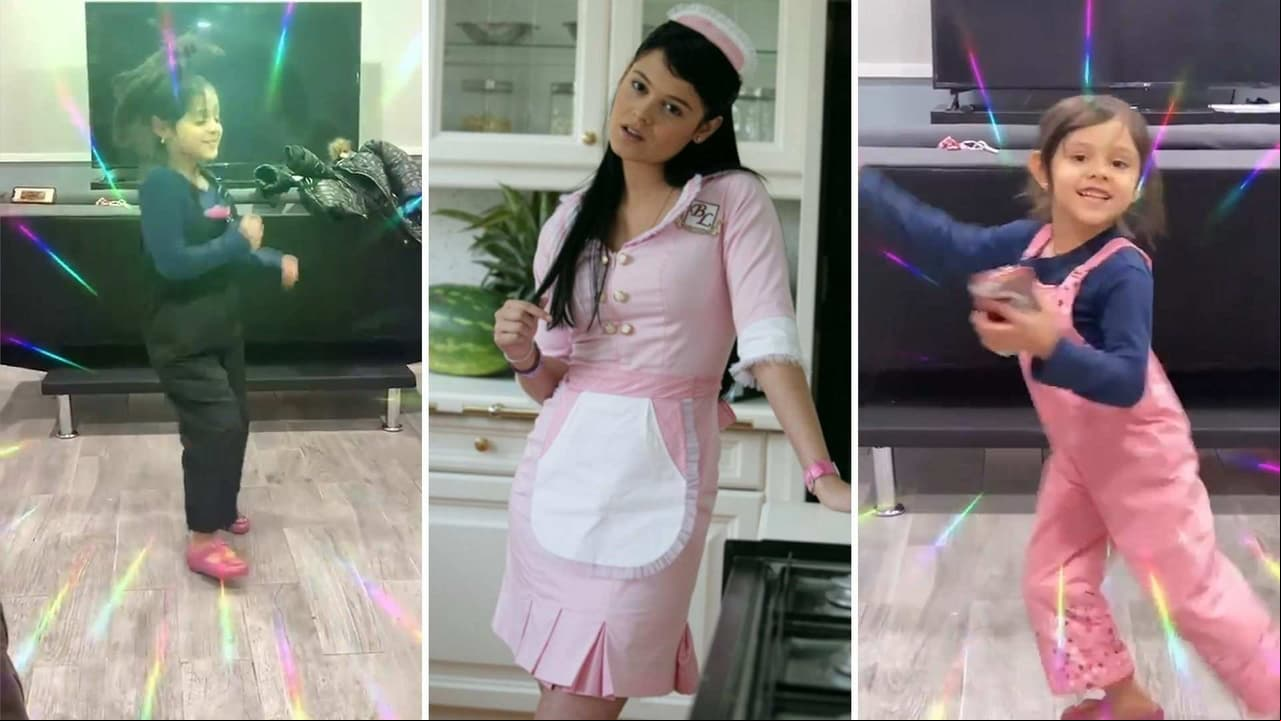 Hijas de Allisson Lozz causan revuelo por sus pasos de baile y por lucir idénticas a la actriz