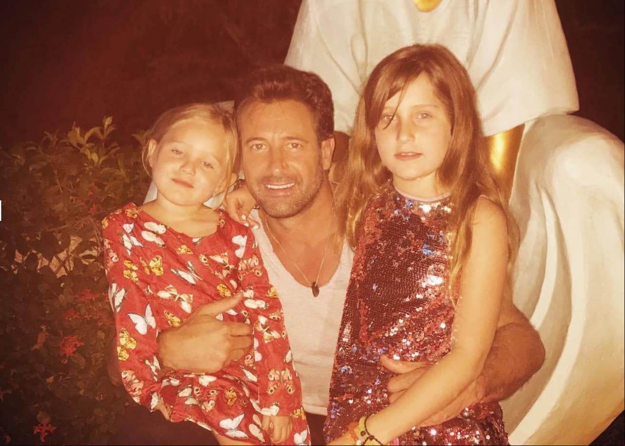 Gabriel Soto se reencuentra con sus hijas
