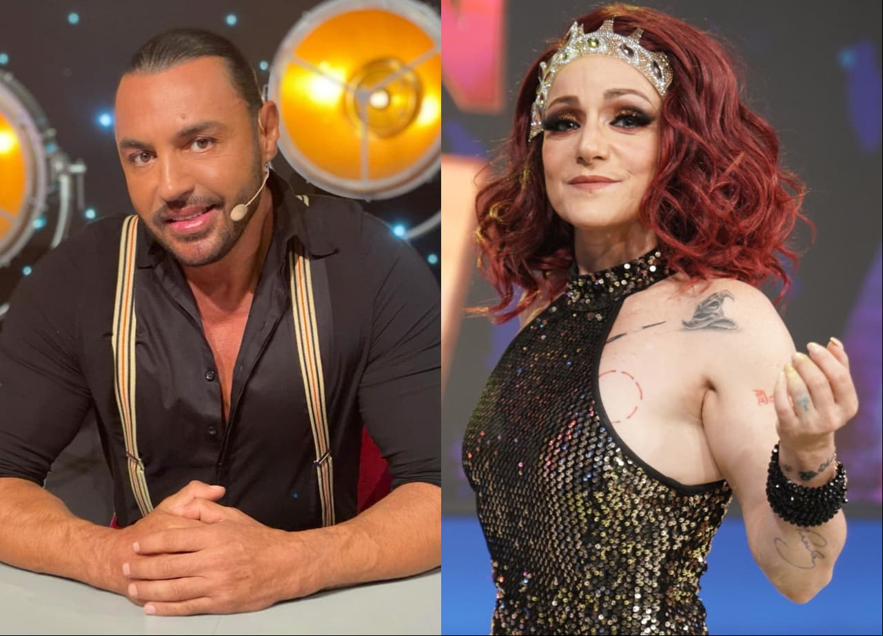 Latin Lover se molesta con Lolita Cortés y le dice: “Siéntese señora”