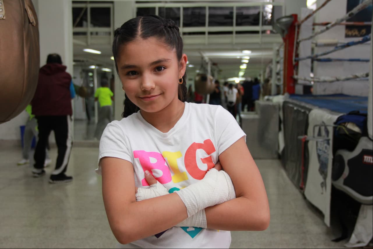 ENTREVISTA: “La niña de oro”, ganadora de torneos de box, en Como dice el dicho