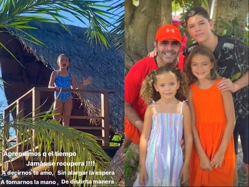 Pablo Montero disfruta de unas merecidas vacaciones al lado de sus hijos.