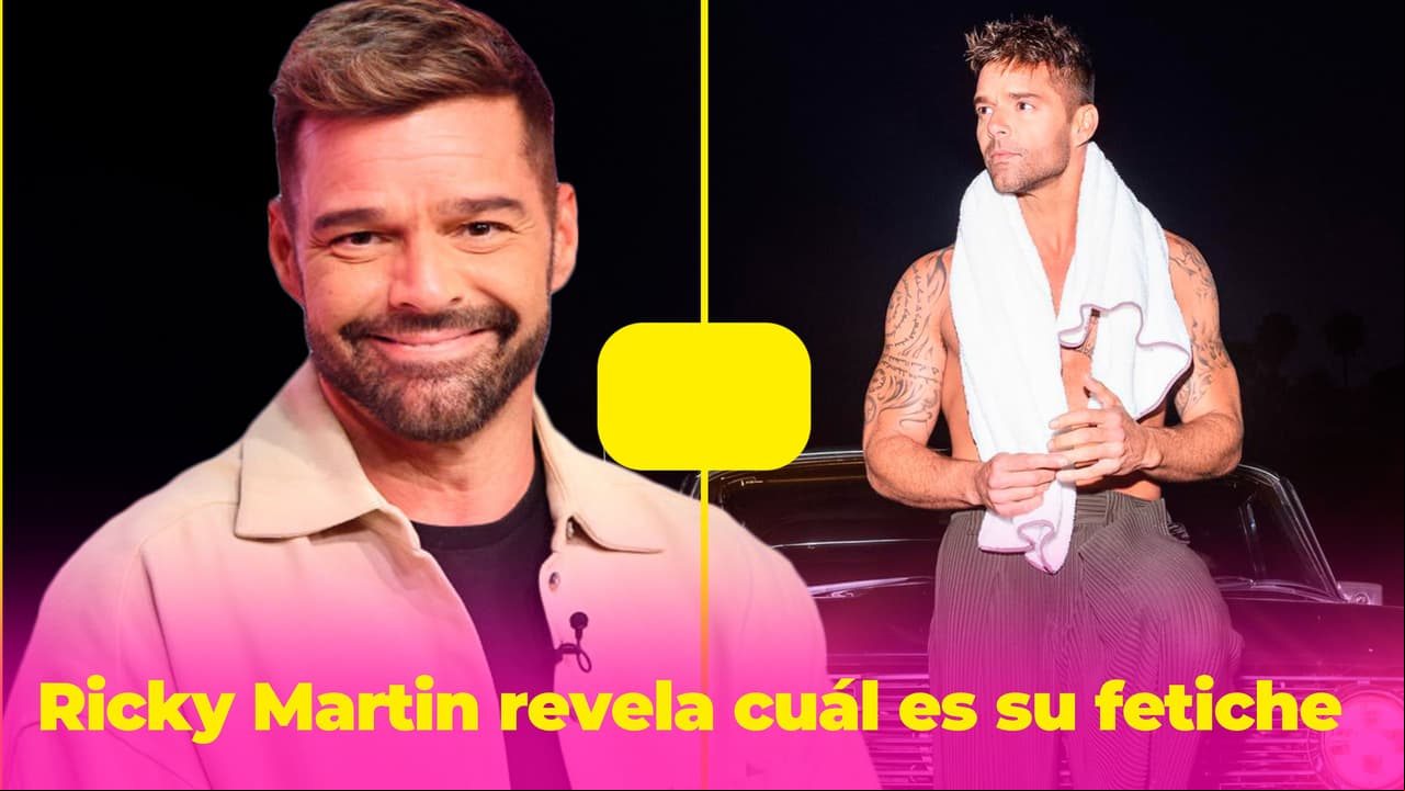 Ricky Martin hace una íntima confesión y revela cuál es su fetiche