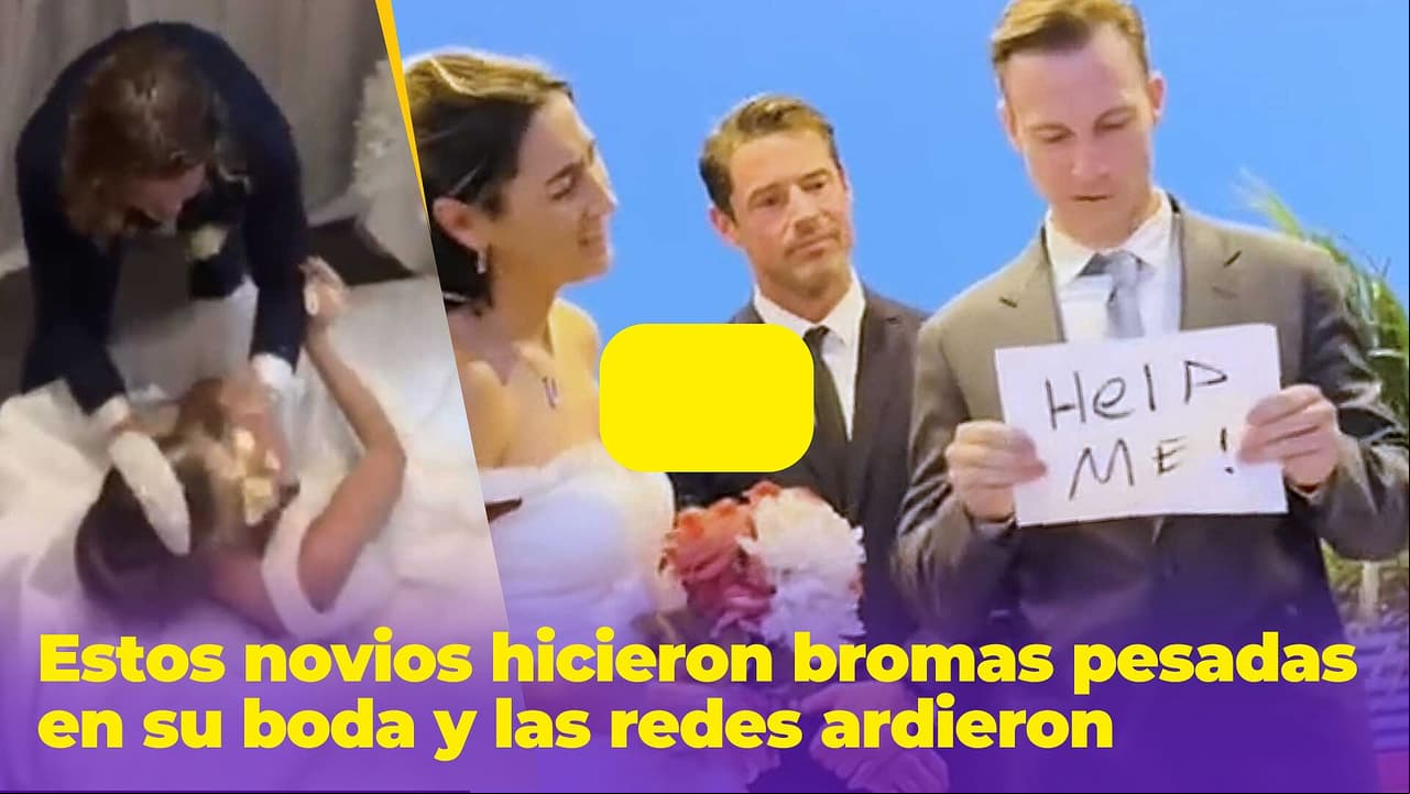Novios que hicieron bromas pesadas en su boda: las novias se indignaron y las redes ardieron
