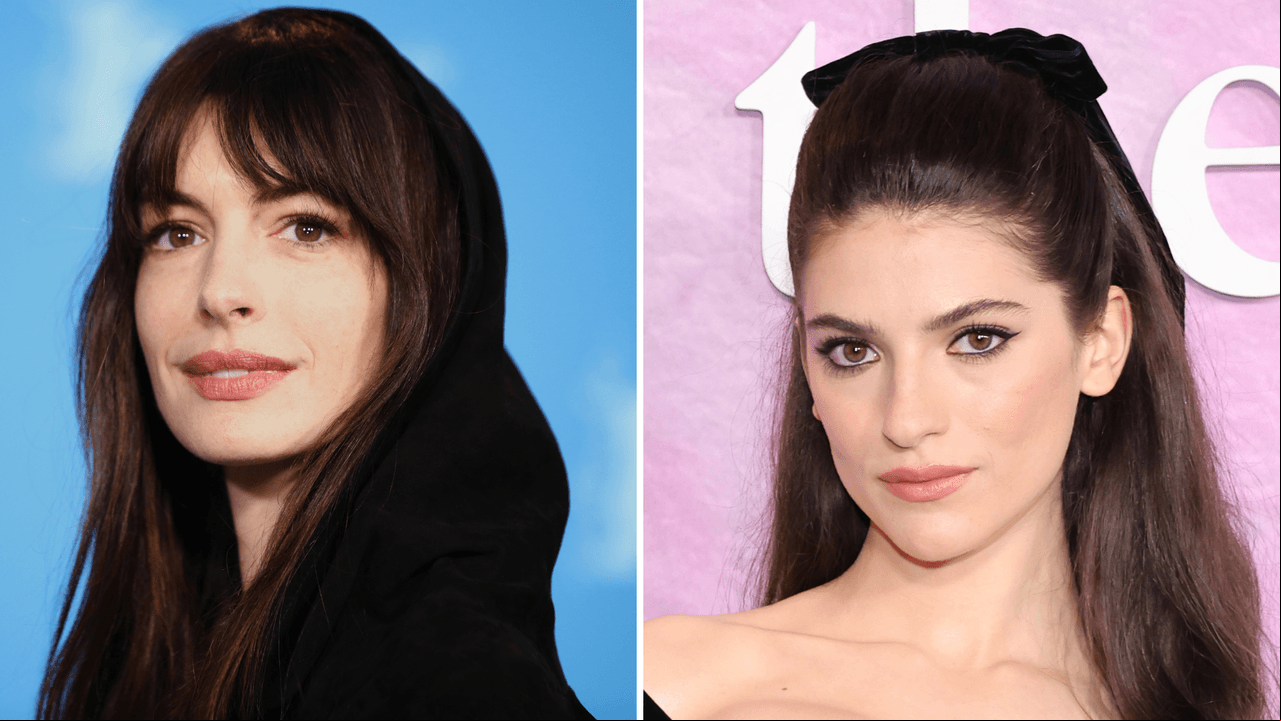 Anne Hathaway y Ella Rubin tienen un gran parecido físico.