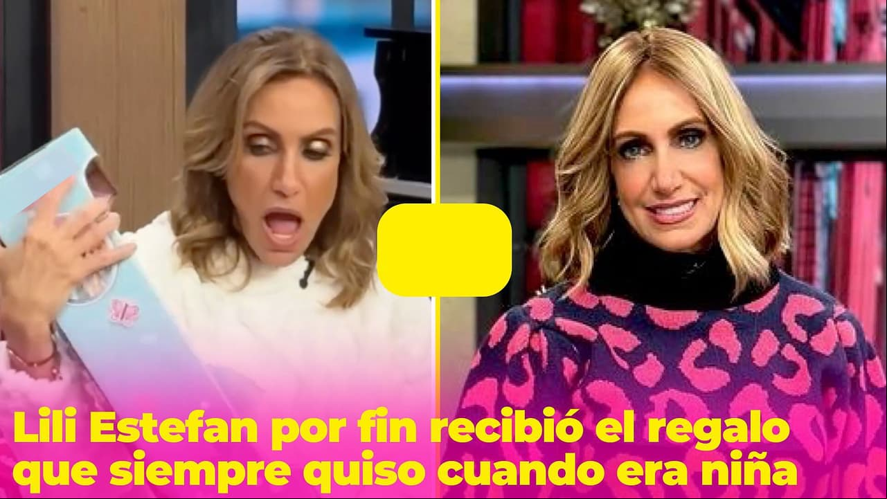 Lili Estefan recibió un juguete que siempre quiso tener cuando era niña: ¡hasta gritó de emoción!
