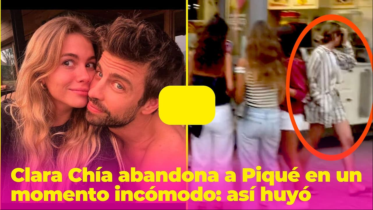 Clara Chía abandona a Piqué en un momento incómodo: así huyó