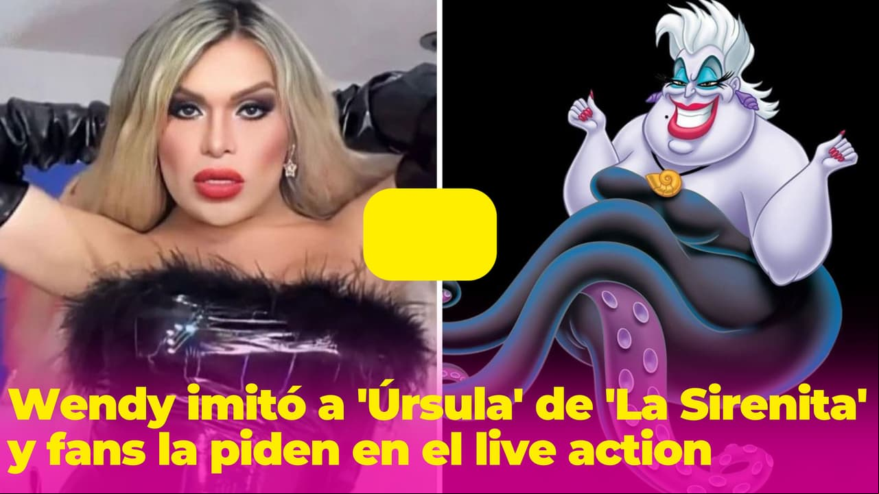 Wendy cantó como Úrsula de 'La Sirenita' y le salió mejor que el live action: "Pónganla en la película"