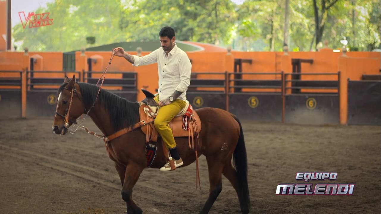 Melendi cumple su sueño de convertirse en charro y convive con sus finalistas de La Voz Kids