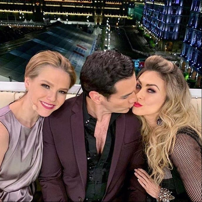 Los nombres de David Zepeda y Aracely Arámbula se volvieron tendencia luego del beso que el actor le robó a ‘La Chule’ en plena entrevista el pasado fin de semana.