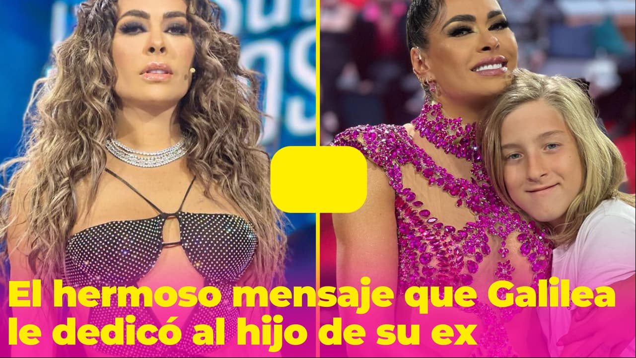 Galilea Montijo demuestra que siempre amará al hijo de su ex: el hermoso mensaje que le escribió