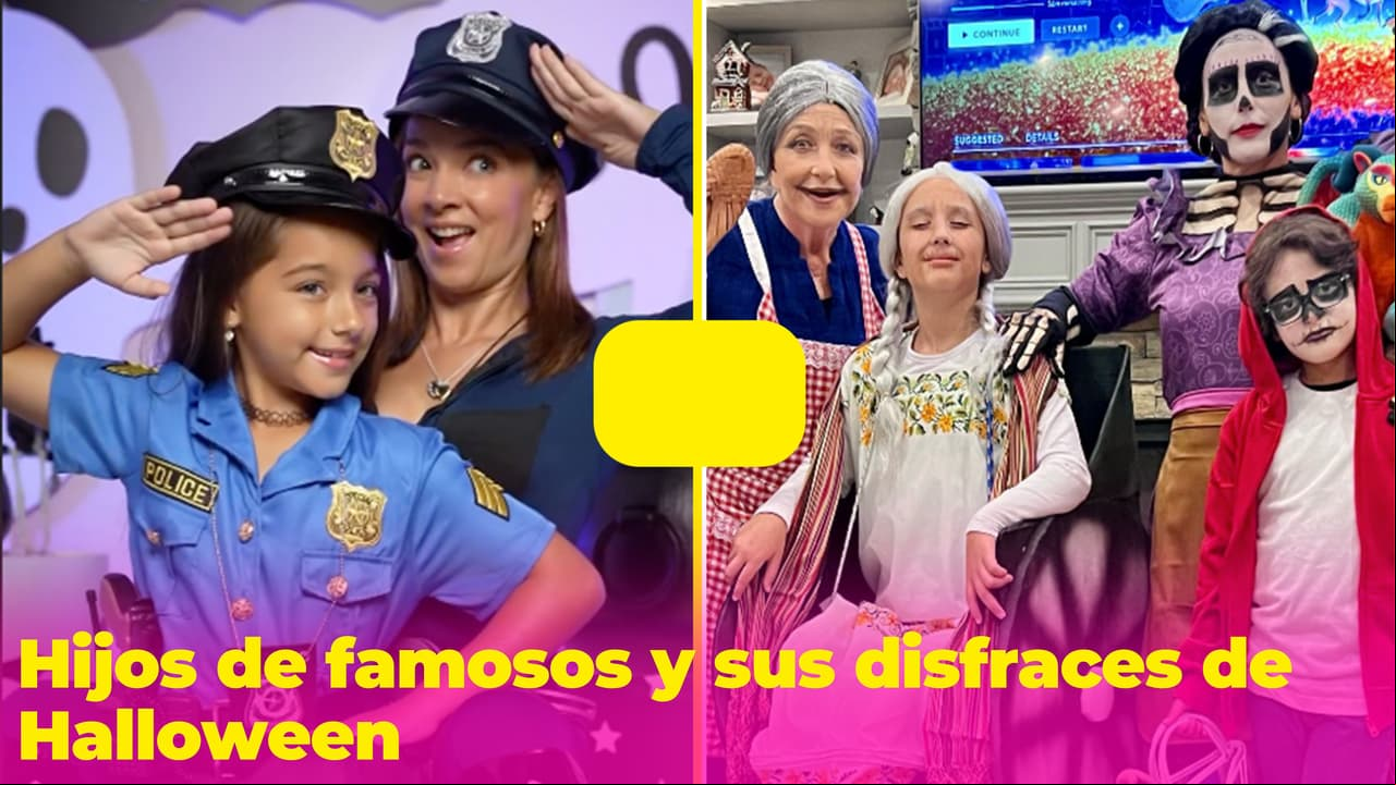 Hijos de famosos que causaron revuelo con sus disfraces de Halloween: son tiernos y aterradores