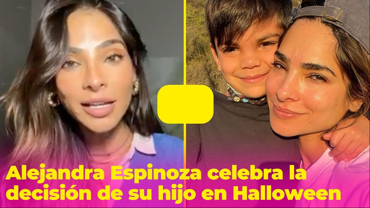 Alejandra Espinoza explota de orgullo por la decisión que tomó su hijo Matteo en Halloween
