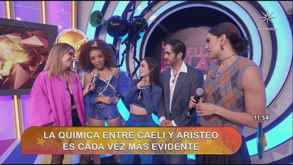 Entrevista en Las Estrellas bailan en Hoy