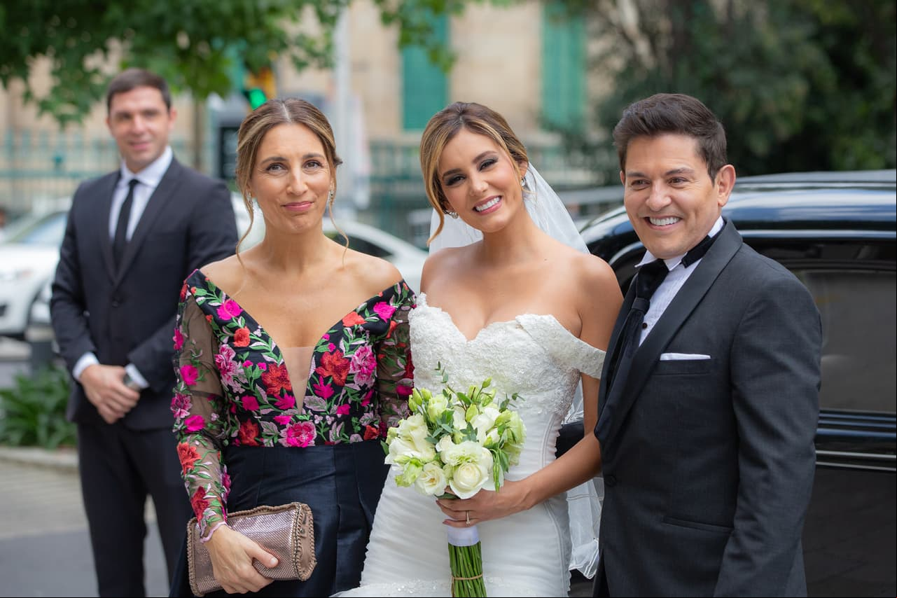 'Samanta' arribó al destino acompañada por sus queridos padres.