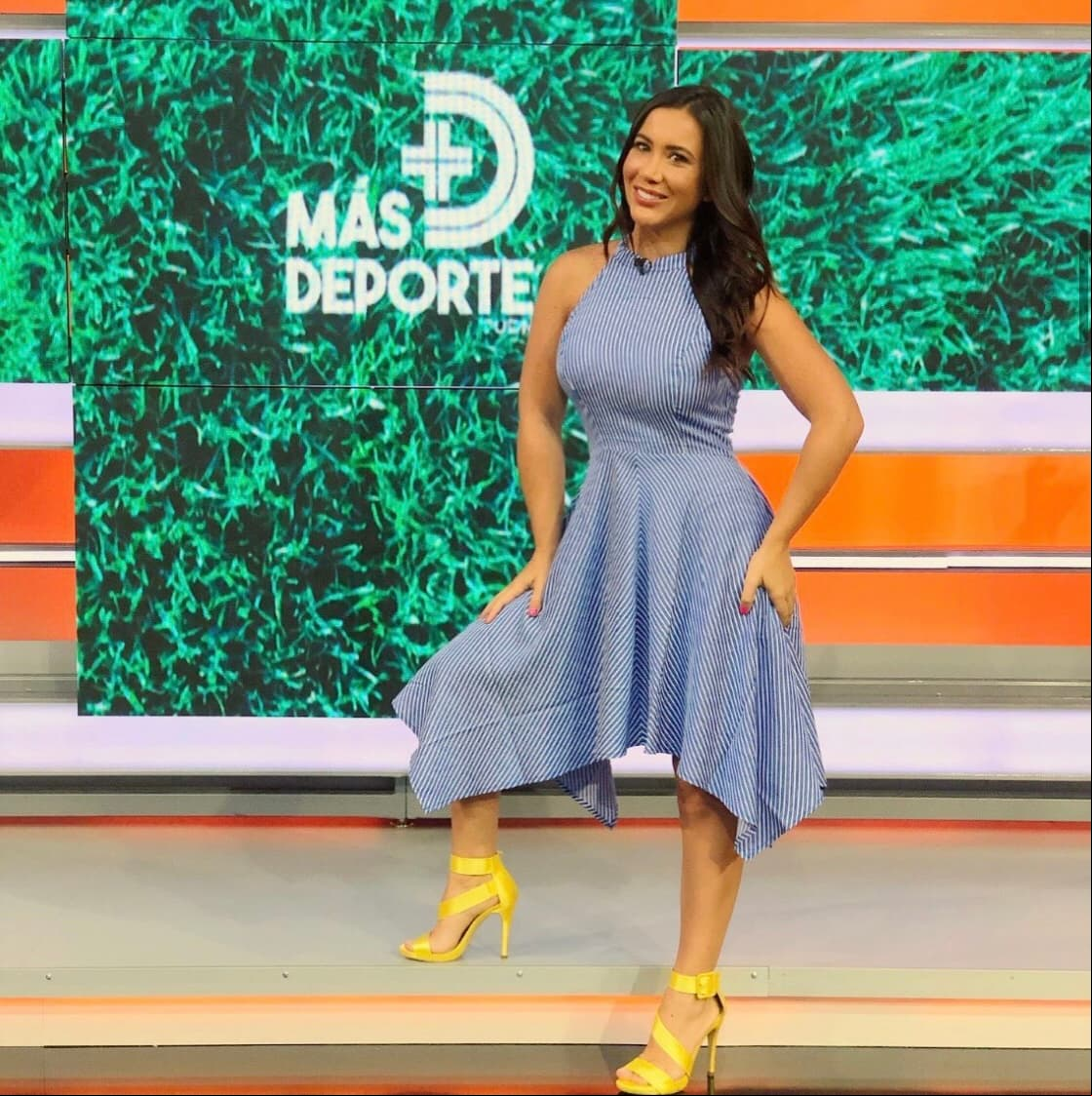 En cuanto a su vida profesional, la conductora comenzaría su carrera estudiando actuación, y posteriormente iniciaría su legado como presentadora de un programa de turismo. Después formaría parte de 'Esta Cañón' y de diversos programas deportivos, en lo que ahora es 'TUDN', como 'La Jugada'.