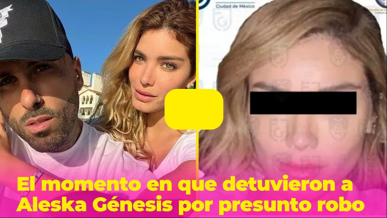 Así fue el momento en que Aleska Génesis, ex de Nicky Jam, es detenida por presunto robo