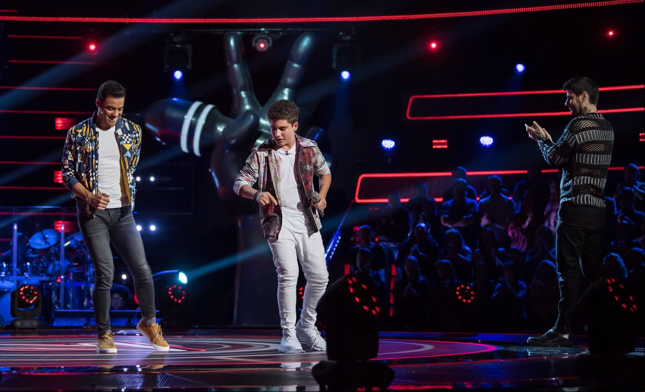 Para demostrar su multifacética presencia en el escenario, Daniel Orlando interpretó un tema en ingles con una coreografía que enloqueció a sus fans.