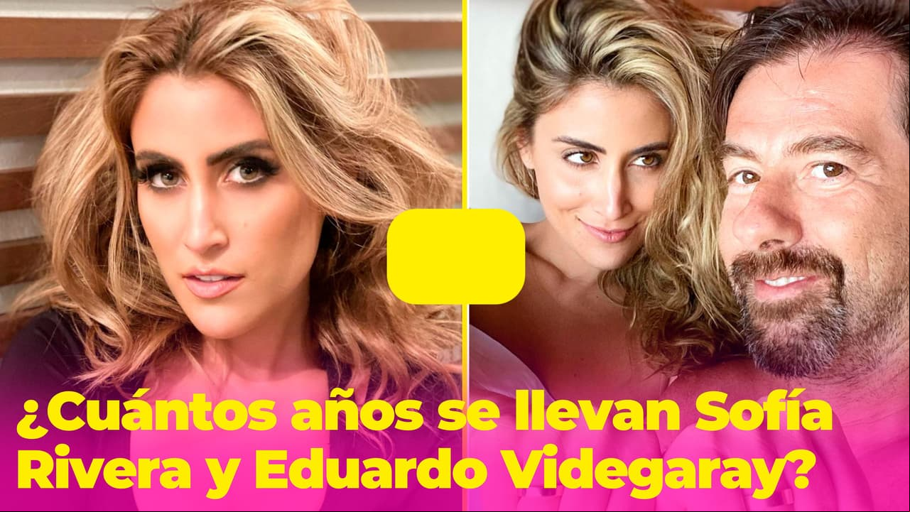 Sofía Rivera Torres es mucho más joven que su esposo Eduardo Videgaray, ¿cuántos años se llevan?