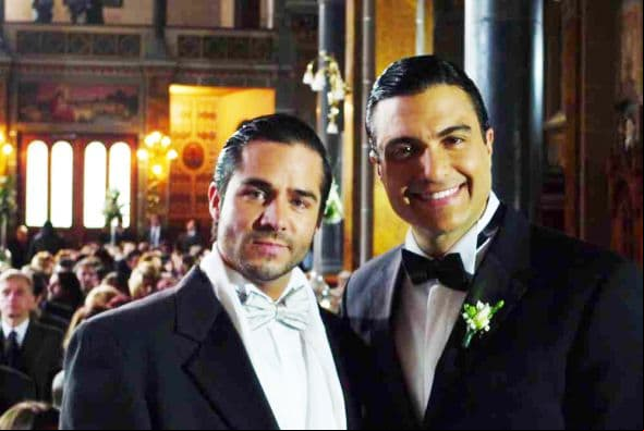 José Ron y Jaime Camil fueron una pareja en la que se proyectaba el amor y la ternura en 'Los exitosos Pérez'. Aunque el beso de Tomás y Martín no salió al aire, era un romance envidiable.