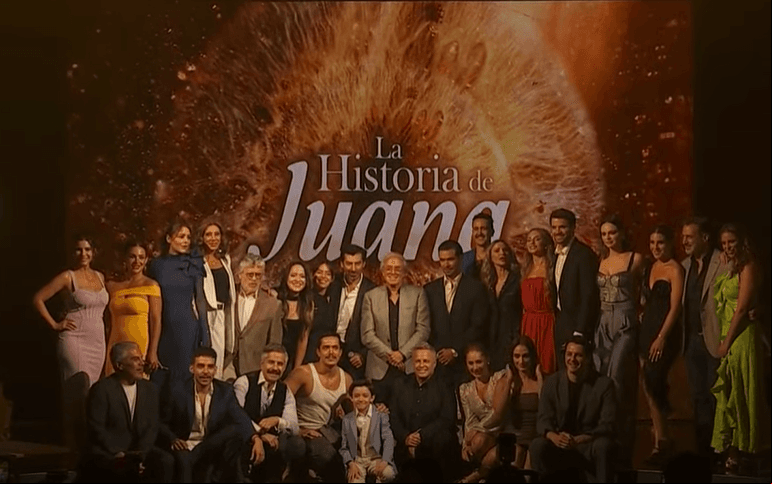 Elenco en la presentación de 'La historia de Juana'