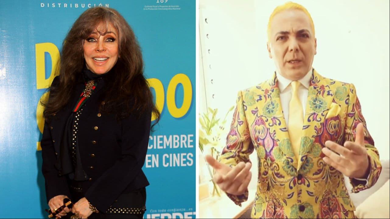 Verónica Castro defiende a Cristian de comentarios por look radical