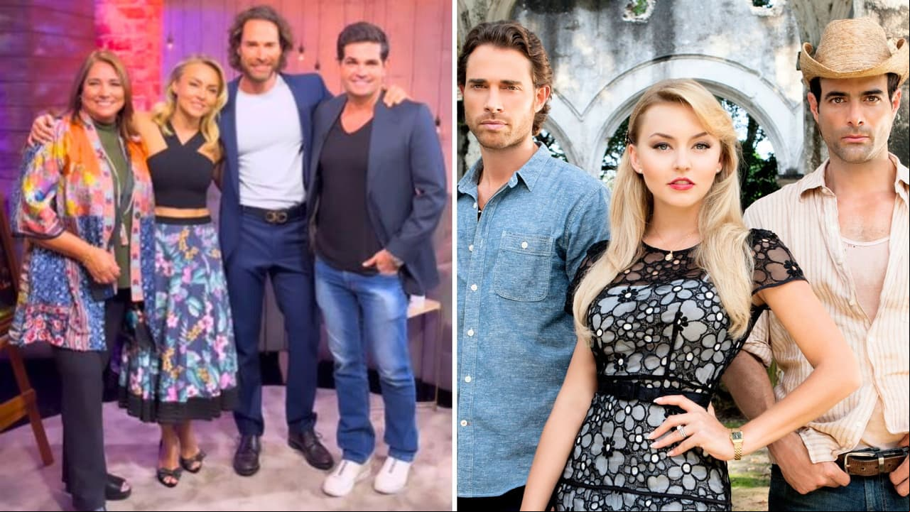 Angelique Boyer y Sebastián Rulli tienen emotivo reencuentro con elenco de 'Lo que la vida me robó' tras 10 años