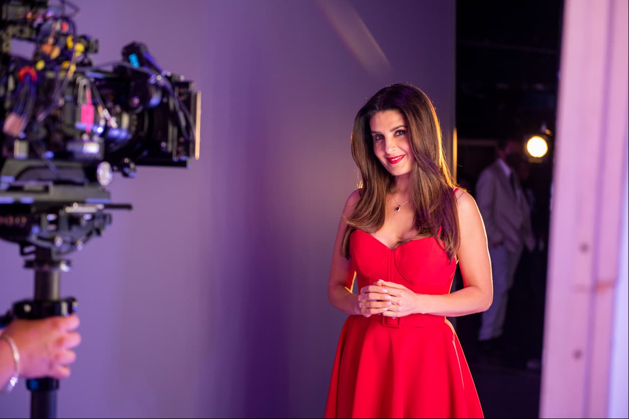 La actriz lució guapísima durante el final de la telenovela.