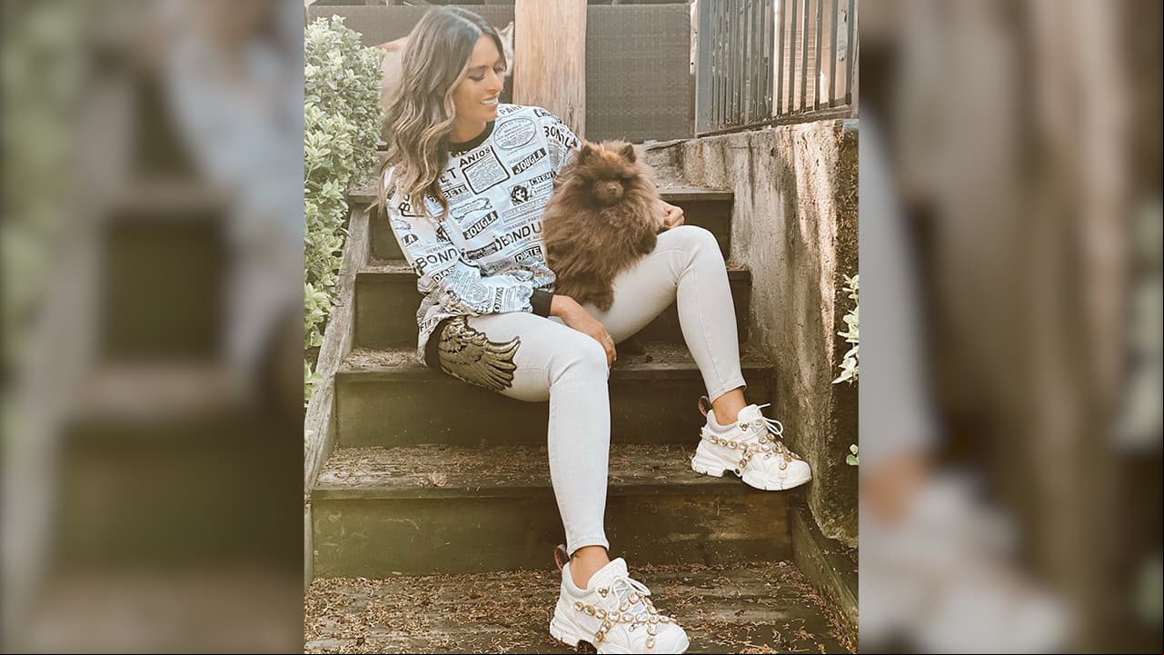 A pesar de estar en casa, Galilea Montijo logra el equilibrio perfecto entre lujo y comodidad