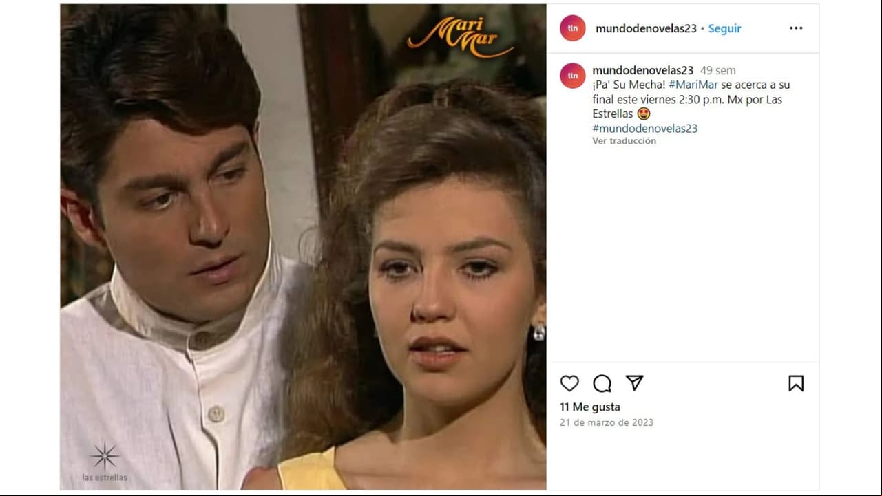 Fernando Colunga y Thalía en 'Marimar'.