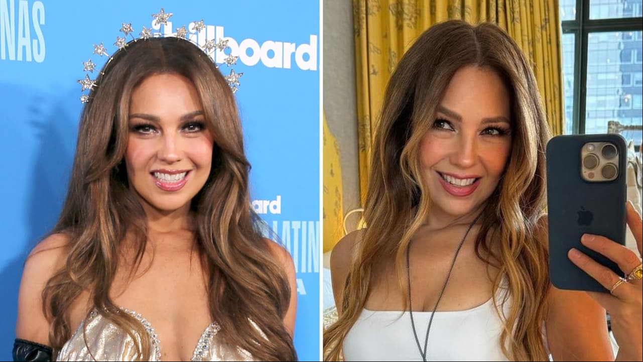 Thalía se 'despide' de su larga melena castaña y aparece con radical look rubio: fotos