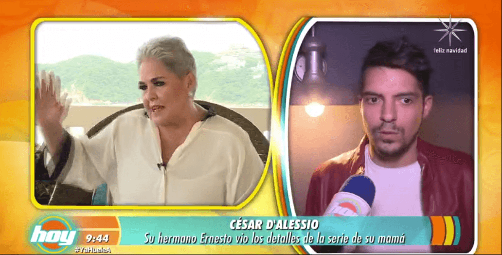César D'Alessio no ha terminado de ver bioserie de su mamá