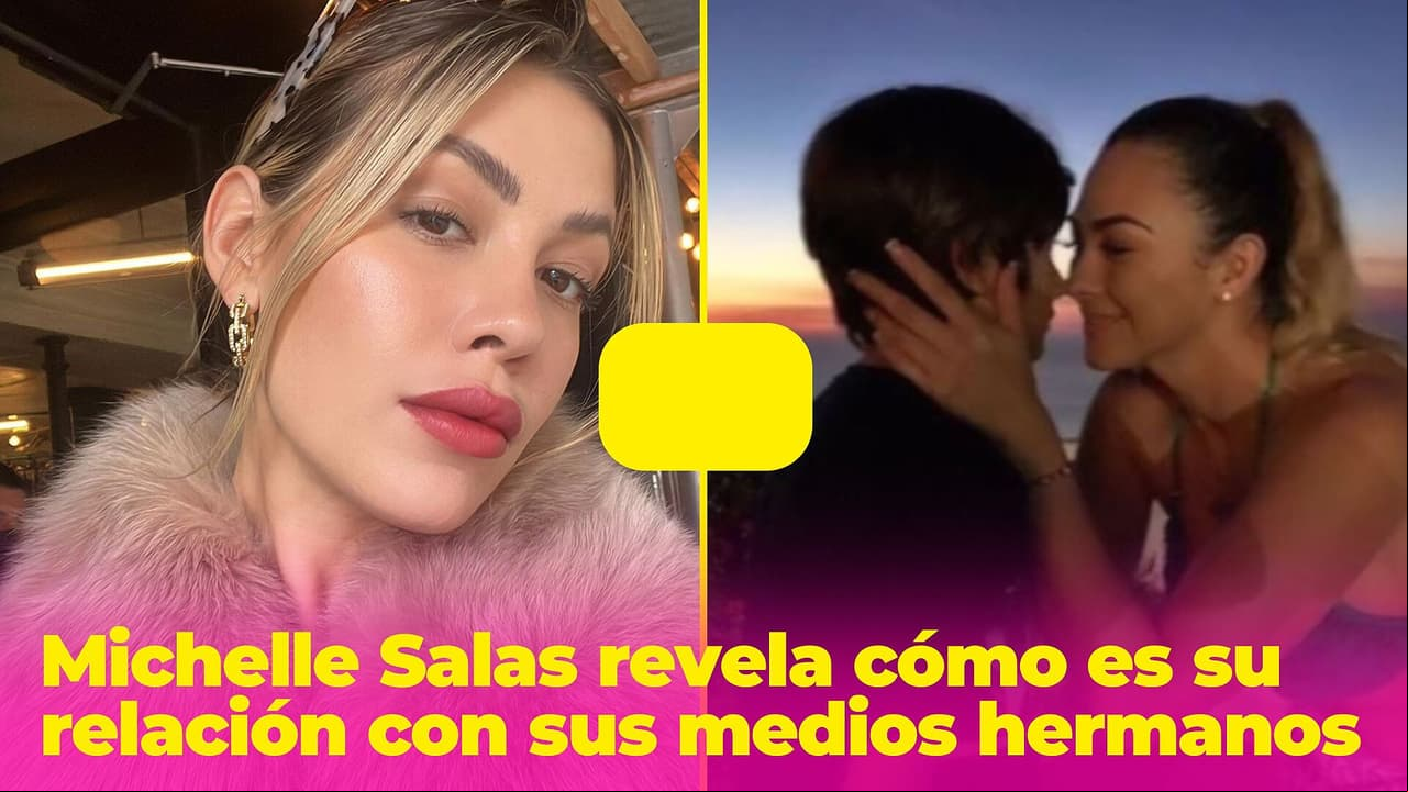 Michelle Salas revela cómo es su relación con sus medios hermanos, hijos de Luis Miguel y Aracely Arámbula