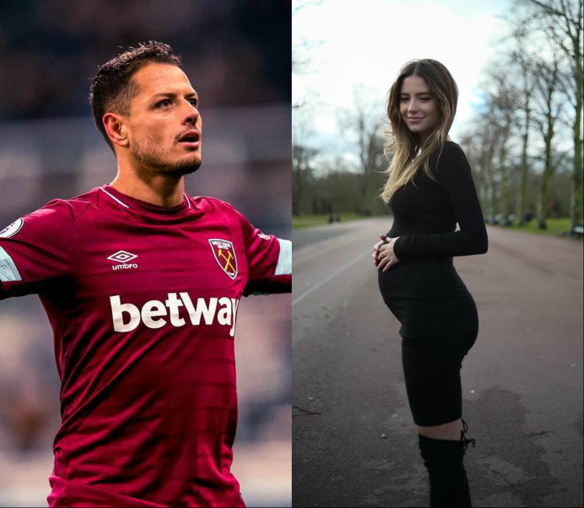 Novia de ‘Chicharito’ deja ver su pancita de embarazo en transparente lencería