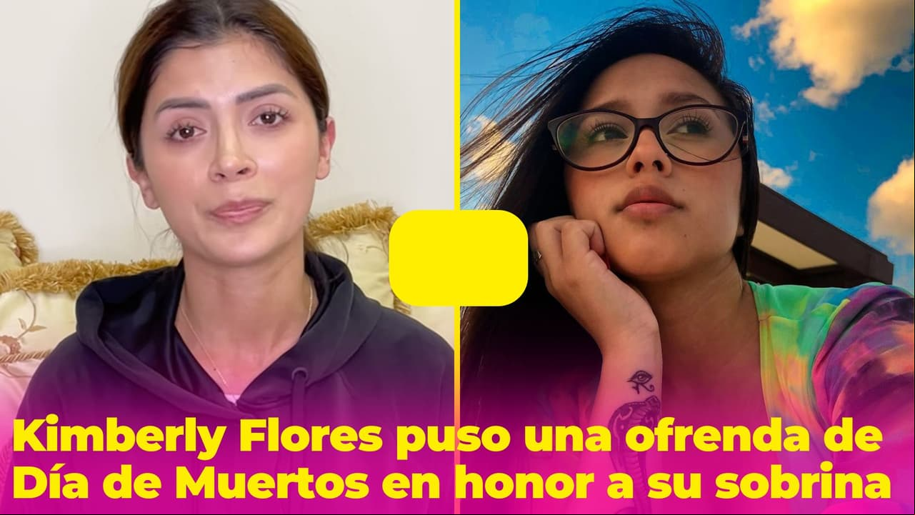 Kimberly Flores le pone un altar de muertos a su sobrina fallecida: "Aún me duele mucho"