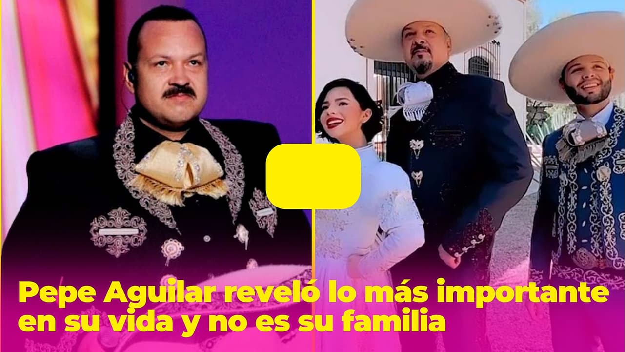"Me van a odiar": Pepe Aguilar habló de lo más importante en su vida y no es ni Ángela ni su familia